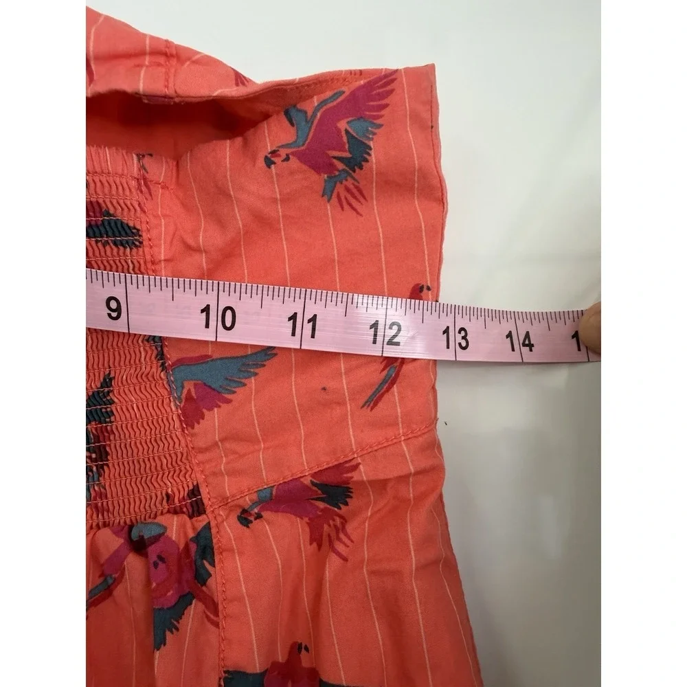 Free People Tropical Aviator Resort Vacations Vibe Mini Dress Strapless 4